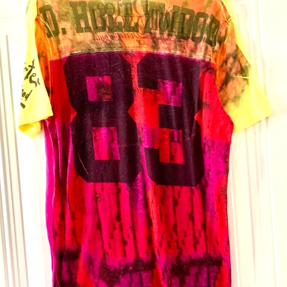 Dirty Hollywood Multi-color Fine Mesh Jersey large - Picture 2 of 7